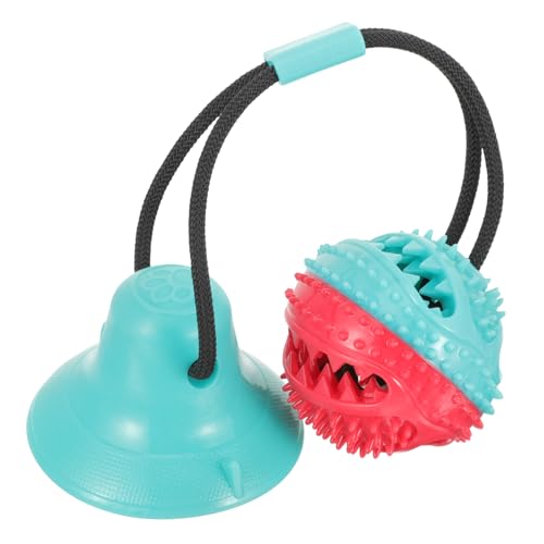 BUGUUYO ペット 吸引 カップ 犬 ロープ 小さい 犬用 子犬用 きゅーきゅー 犬用 犬用 カップ 引っ張る 犬用 犬 噛む 犬 歯ブラシ カップ 犬 ぬいぐるみ ぬいぐるみ 空-青