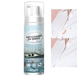 100ml Home Dry Cleaning Kit for Clothes,Fast Effective Dry Cleaning Spray for Clothes&Upholstery,No Water Wash Wool Cleaner&Stain Remover,Portable Dry Clean Spray,Useful Fabric Sofa Cleaning Foam