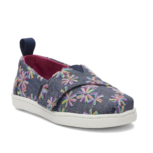 Image of TOMS Kids Tiny Foil Unicorn Tie-Dye Knit Alpargata (Toddler /Little Kid)