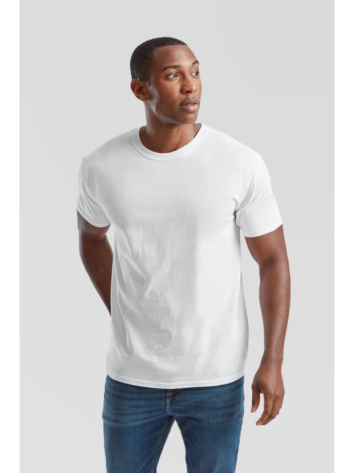 Fruit of The Loom Camisetas Básicas Hombre Manga Corta Multicolor Pack 10