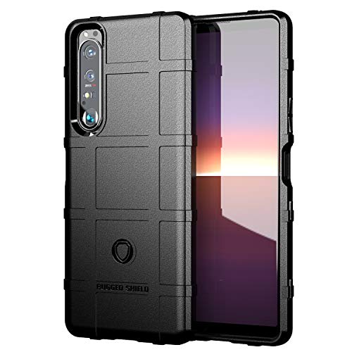 Wuzixi Funda para Sony Xperia 1 III. Diseño de Funda de Silicona Suave y Delgada, Resistente a los Golpes y Duradera, Caso para Sony Xperia 1 III.(Negro)