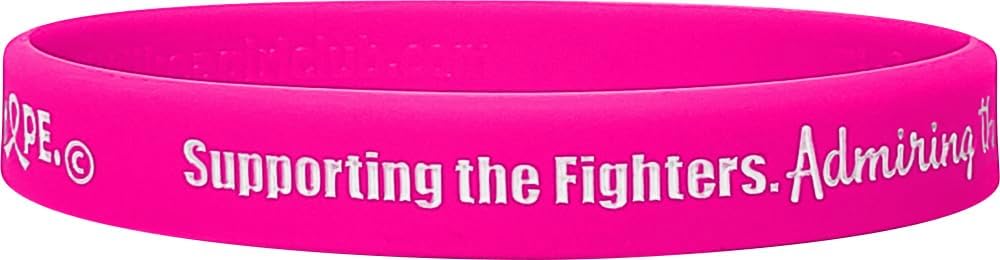 Fight Like a Girl Supporting the Fighters, Admiring the Survivors, Honoring the Taken Silicone Wristband (10 Pack) - Image 2