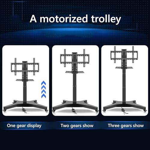 Elevador eléctrico telescópico para TV, soporte móvil para 32-75 pulgadas miniatura 3