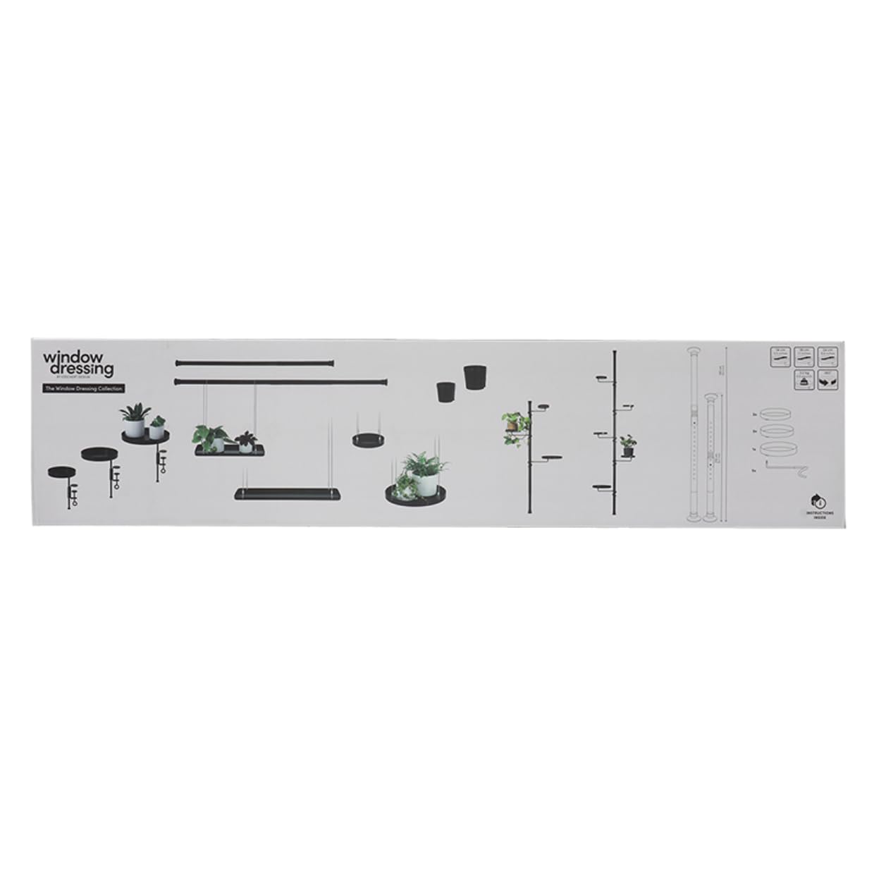 Esschert's Garden Etagère télescopique avec Supports à Plantes Grand modèle