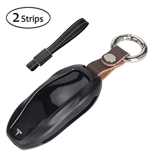 AziPro Tesla Key Fob Cover Case, Alumium Hard Keyless Remote Flip Key Protection
