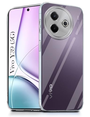Image of Jkobi Back Cover for Vivo Y39 (Silicone Clear Shockproof Case with Camera Protection | Soft and Flexible | Transparent)