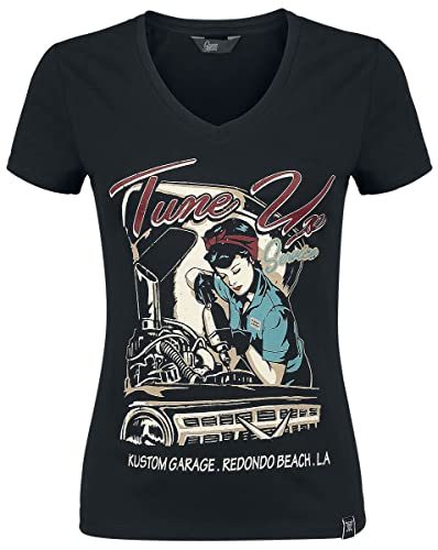 Queen Kerosin Tune Up T-Shirt Femme - Les Beatles, Paul McCartney, John Lennon, RIngo Starr, George Harrison Queen Kerosin Tune Up T-Shirt Femme