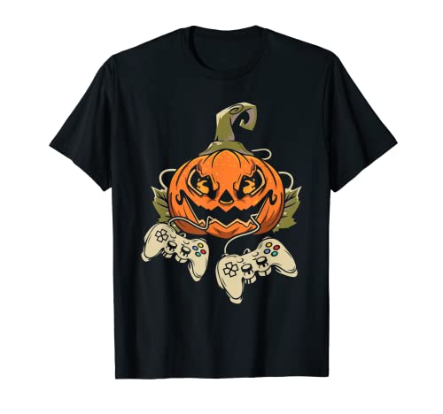 Jack O Lantern Pumpkin - Videogiochi Gamer Maglietta