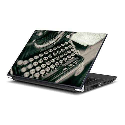 Loister Typewriter Laptop Skin 15.6 InchesPrinted Matte Finish Skin