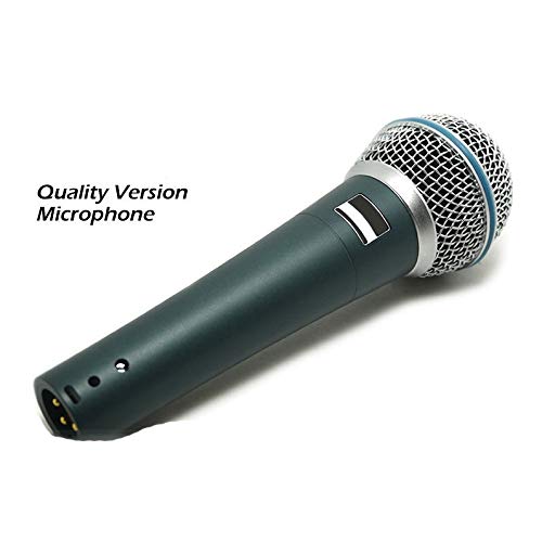 Microphone dynamique supercardioïde filaire pour chant live et studio