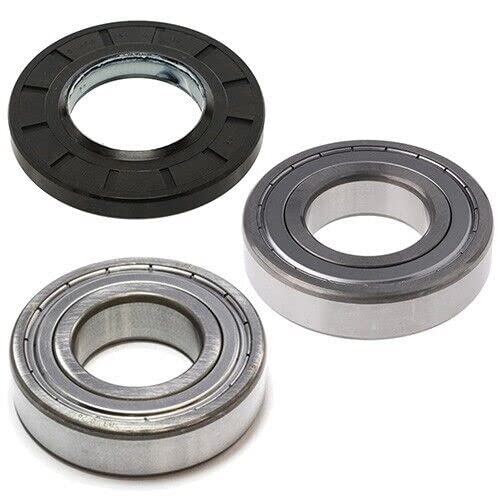 Jpshop Kit Lavadora Rodamientos + Junta para Agua 45,5X84X10/12-6206ZZ + 6207ZZ