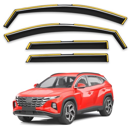 Image of in-Channel Window Visors Rain Guards for Hyundai Tucson 2022-2026