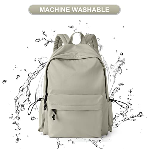 Image of Purple School Backpack for Girls Water Resistant High School Book Bag Simple Backpack for Teens Boys Girls, Lightweight Middle Back Pack Daypack