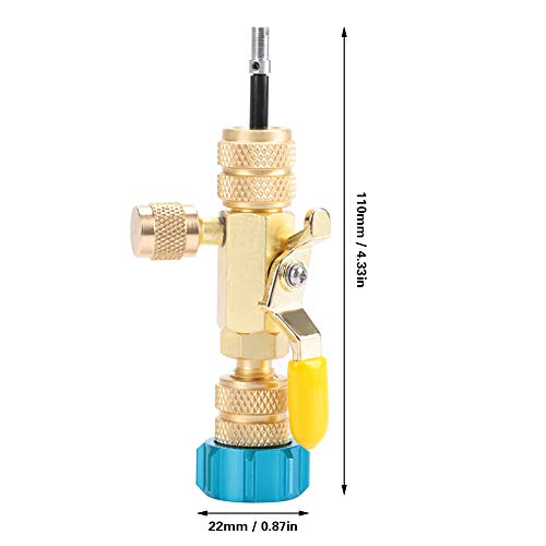 Herramienta para remover núcleo de válvula HVAC bronce miniatura 2