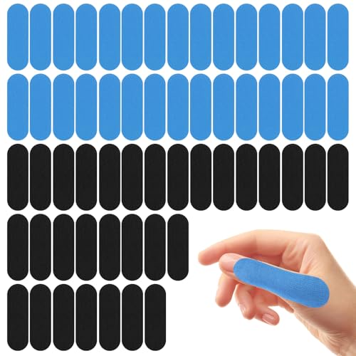 SMLBJUTE ‌Bowling Thumb Tapes Bowling Sport Accessories Bowling Finger Protection Tape for Men Women (70Pcs Black+70Pcs Blue)
