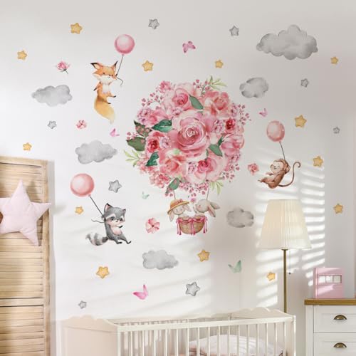 Vinilos Decorativos Florales Removibles para Pared 99x99 cm miniatura 5