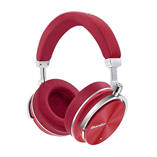 Bluedio T4S Superior Turbine Active Noise Cancelling Bluetooth Headphones Over-Ear Swiveling Wired