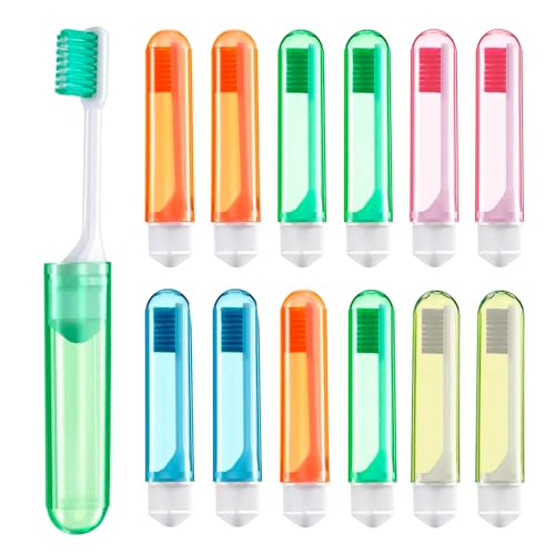 Brosse A Dent Pliable Brosse A Dent Voyage Pour Adultes Enfants – Mini Design Compact Et Pratique Avec Protection Hygiénique – Format Léger Élégant...