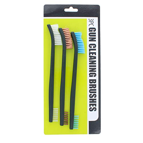 ASR Outdoor Gun Cleaning Brushes Soft Bristles 3pc