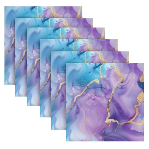 Servilletas de tela multicolor 20x20 pulg pack 6 miniatura 2
