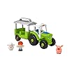 Fisher-Price Little People GTM08 Tractor met muziek om te rollen, Franse versie, speelgoed voor baby’s en kinderen van…