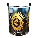 Dimensions : 50 cm (hauteur) x 40 cm (diamètre). Sa grande capacité vous permettra de ranger de nombreux objets. Pliable, il est facile à manipuler et à ranger.