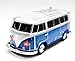 JeVx Enceinte Bluetooth Combi Volkswagen T1 T2 avec batterie rechargeable Lumière LED prise USB Lecteur de cartes Micro SD Radio FM Portable Lecteur de musique MP3 Maquette de VW Van