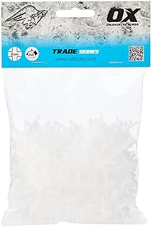OX Trade Cross Shaped Tile Spacers - 2mm (250 pcs)