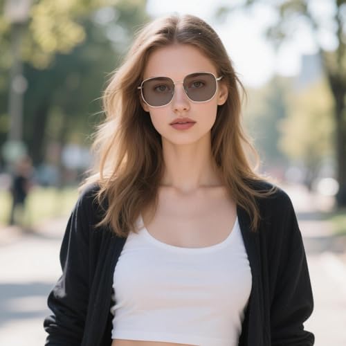 Image of Cyxus Photochromic Blue Light Glasses for Men Women Computer Glasses UV Protection Glasses 8261