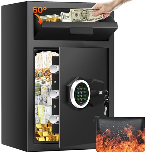 2.8 Cuft Drop Safe for Business Cash Safe Box with Quick Place Drop Slot