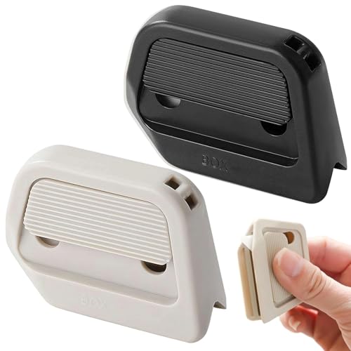 2-Pack Mini Magnetic Ceramic Box Cutter – Auto-Retract Utility Knives with Safety Ceramic Blades & Right Angle Groove, Portable Fridge-Friendly Package Opener for Cardboard, Crafts & Daily Use