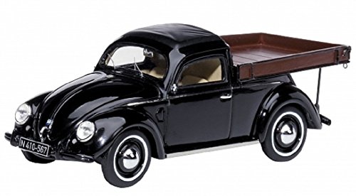 Schuco 450889300 - VW Käfer mit Beutler-Pritsche, Resin, Maߟstab 1:43, schwarz