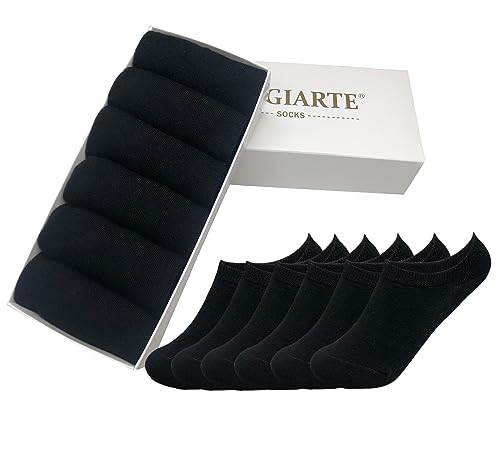 Image of MAGIARTE Cotton No Show Socks Soft Pure Cotton Low Cut Athletic Invisable Non Slip Socks for Women and Men