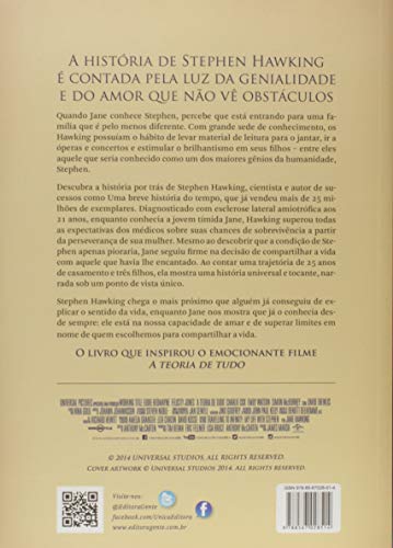 A teoria de tudo: A extraordinária história de Jane e Stephen Hawking - O livro que inspirou o filme