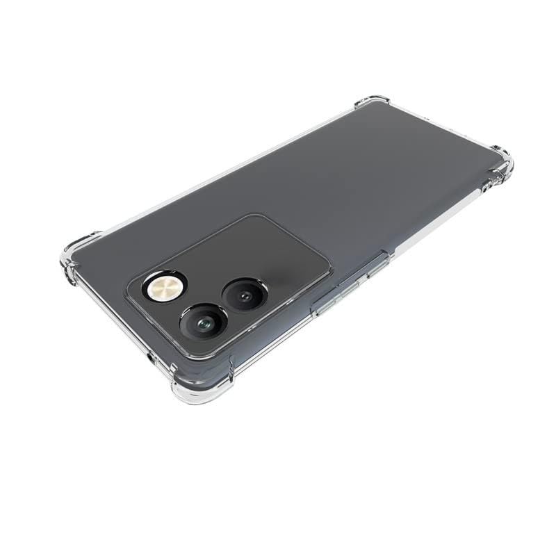 Image of for vivo T2 Pro Case,vivo T2 Pro Phone Case Clear Transparent Reinforced Corners TPU Shock-Absorption Flexible Cell Phone Cover for vivo T2 Pro - Transparent