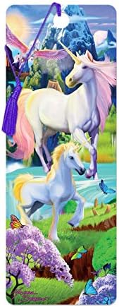 3D LiveLife Bookmark - Unicorn Bliss from Deluxebase. A Unicorn Bookmark with lenticular 3D Artwork Licensed from Renowned Artist Michael Searle