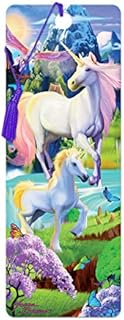 3D LiveLife Bookmark - Unicorn Bliss from Deluxebase. A Unicorn Bookmark with lenticular 3D Artwork Licensed from Renowned Artist Michael Searle