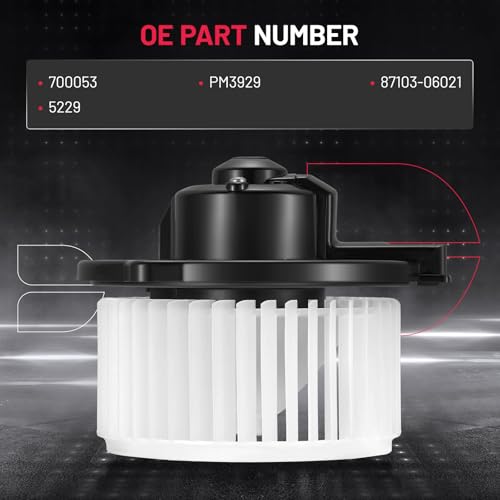 Image of BDFHYK AC Heater Blower Motor Fan 700053 Compatible with Toyota 1997-2001 Camry, 1999-2003 Solara,HVAC Blower Motor Assembly Replacement for PM3929 87103-06021 5229