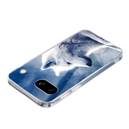 Cxzaqwer Schutzhülle für Google Pixel 8 Pro, für Mädchen und Frauen, schlank, stoßfest, klar, Blumenmuster, weich, flexibel, TPU, Schutzhülle für Google Pixel 8 Pro, Canis Lupus Arctos