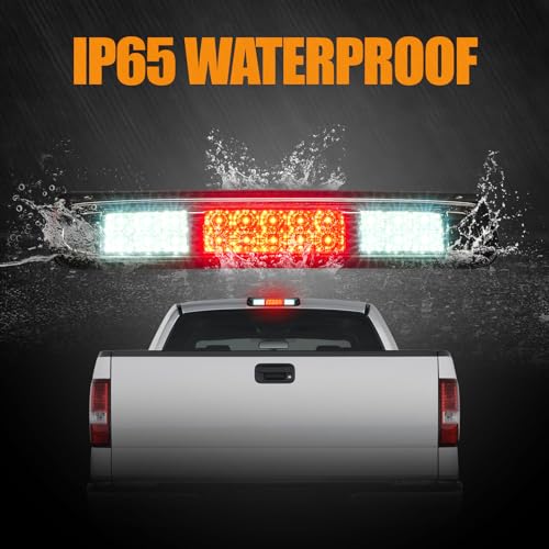 Image of Third 3rd Brake Light LED for 2004 2005 2006 2007 2008 Ford F150, High Mount Rear Brake Lights Assembly for 04-08 F-150, Waterproof Center Cab Cargo Lamp Stop Light