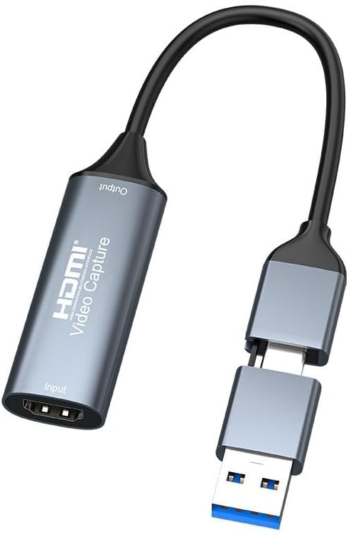 Video/Audio Capture Card, 4K HDMI to USB C/A Capture Card, Full HD 1080P Video Grabber for Gaming Recorder Livestream, Compatible with Switch PS5 PS4 Xbox TV Stick Camera PC Mac-image-32