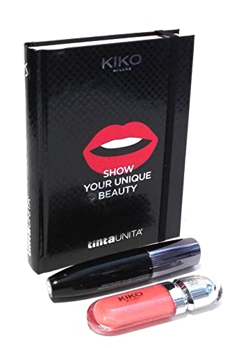 Diario escolar Kiko Milano negro Live Life en color liso con...