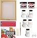 Speedball Intermediate Screen Printing Kit - Make Your Own Custom T-Shirt Prints - 2 Fabric Inks, Silk Screen Frame, Drawing Fluid, Squeegee, Instructions - Made in USA