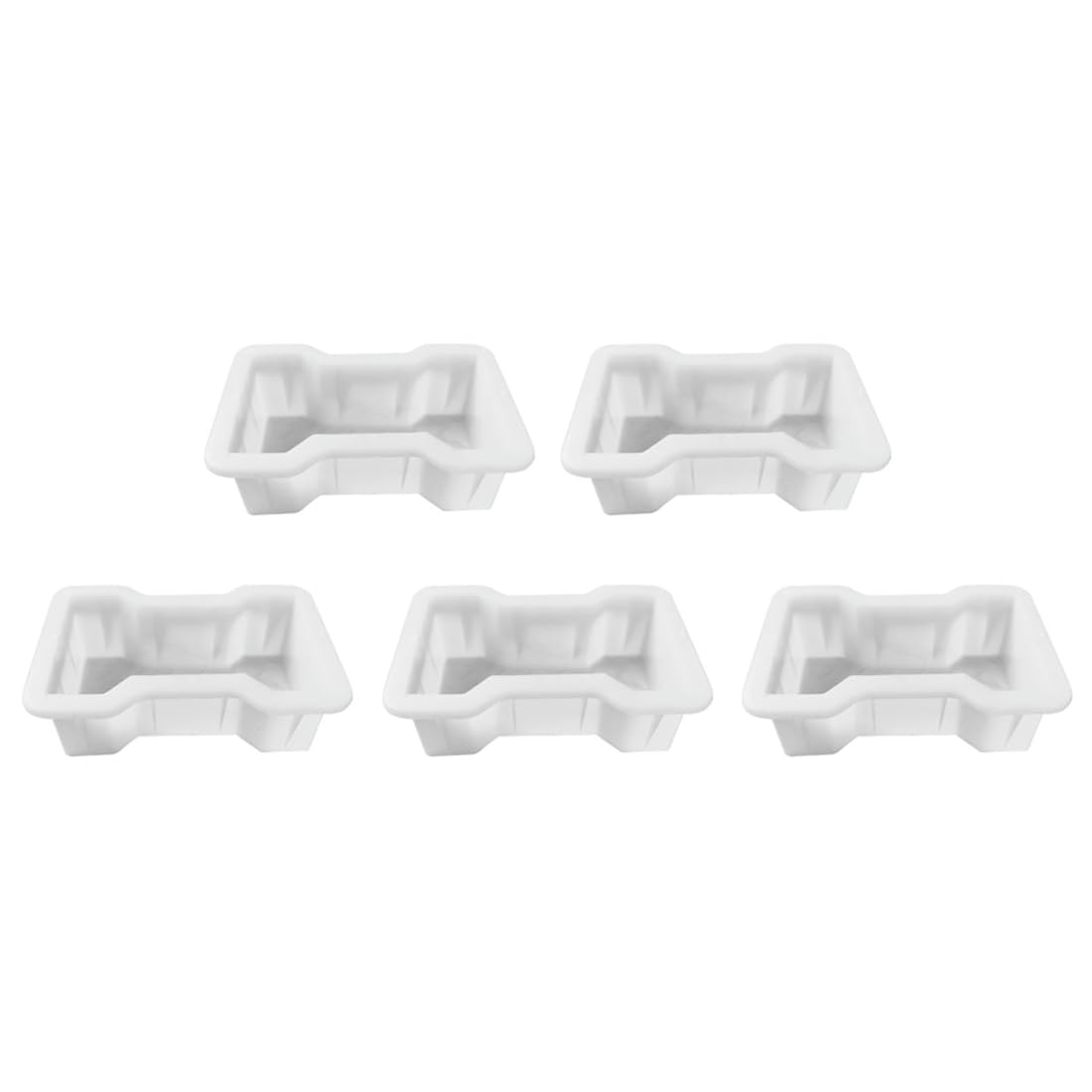 Xnuiasqe Paving Brick Mould H Shape Reusable Concrete Path Maker Mold Diy Plastic Walkway Brick Mold