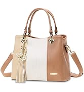 Handbags for Women with Multiple Internal Pockets in Pretty Color Combination, Women's Satchel Ha...