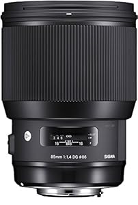 Sigma 85Mm F/1.4 Dg HSM Art Lens for Nikon DSLR Camera (321955) - Black