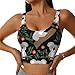 Women Girls Yoga Bras U-Shaped Back Comfortable Sweat Vest with Pads Elastic Sportswear for Gym Fitness, for Cute Cartoon Koala