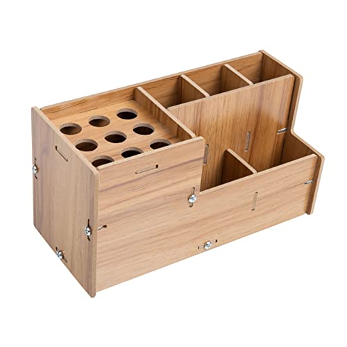 Porte-ciseaux de coiffure Healvian en bois pour un salon épuré