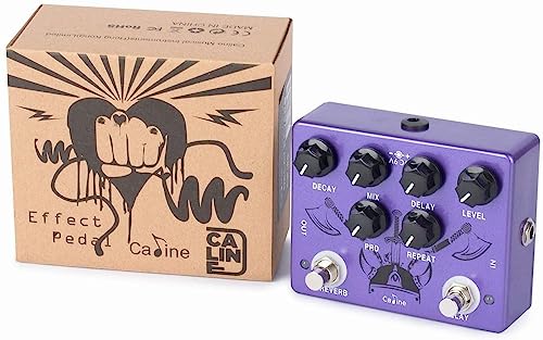 Caline Cp-80 Ragnarok Digital Reverb & Analog Delay Guitar Effect Pedal #TOP4