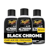 Meguiar's Air Re-Fresher, Black Chrome scent, 2 oz (Pack of 3)